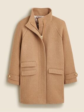 J. Crew Toscana coat in Italian stadium-cloth wool blend, size 4